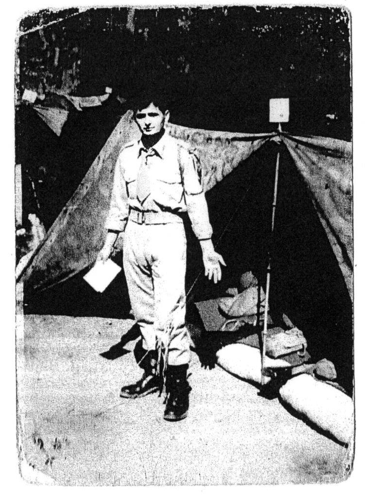1. Soldato Alberto Ciarri impiegato in una esercitazione nellanno 1962