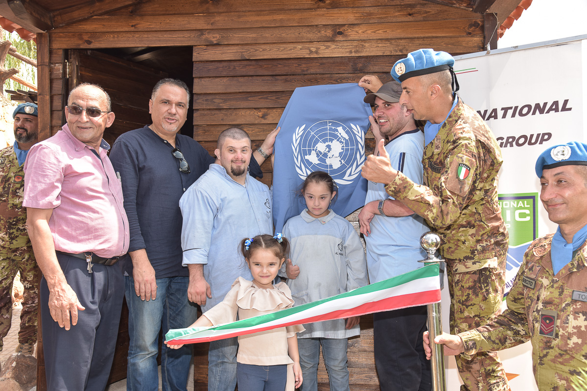 UNIFIL Inaugurazione progetto Cimic ad Abbasyah 4