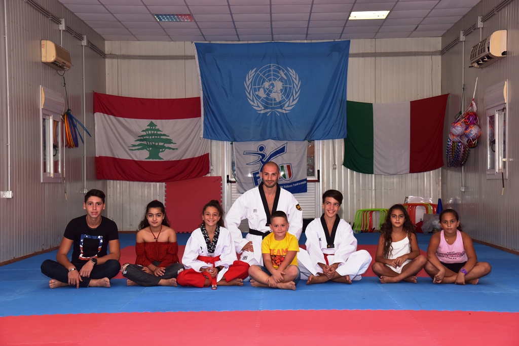 UNIFIL Contingente italiano in Libano e Federazione Italiana Taekwondo conducono progetto di sport e pace 4
