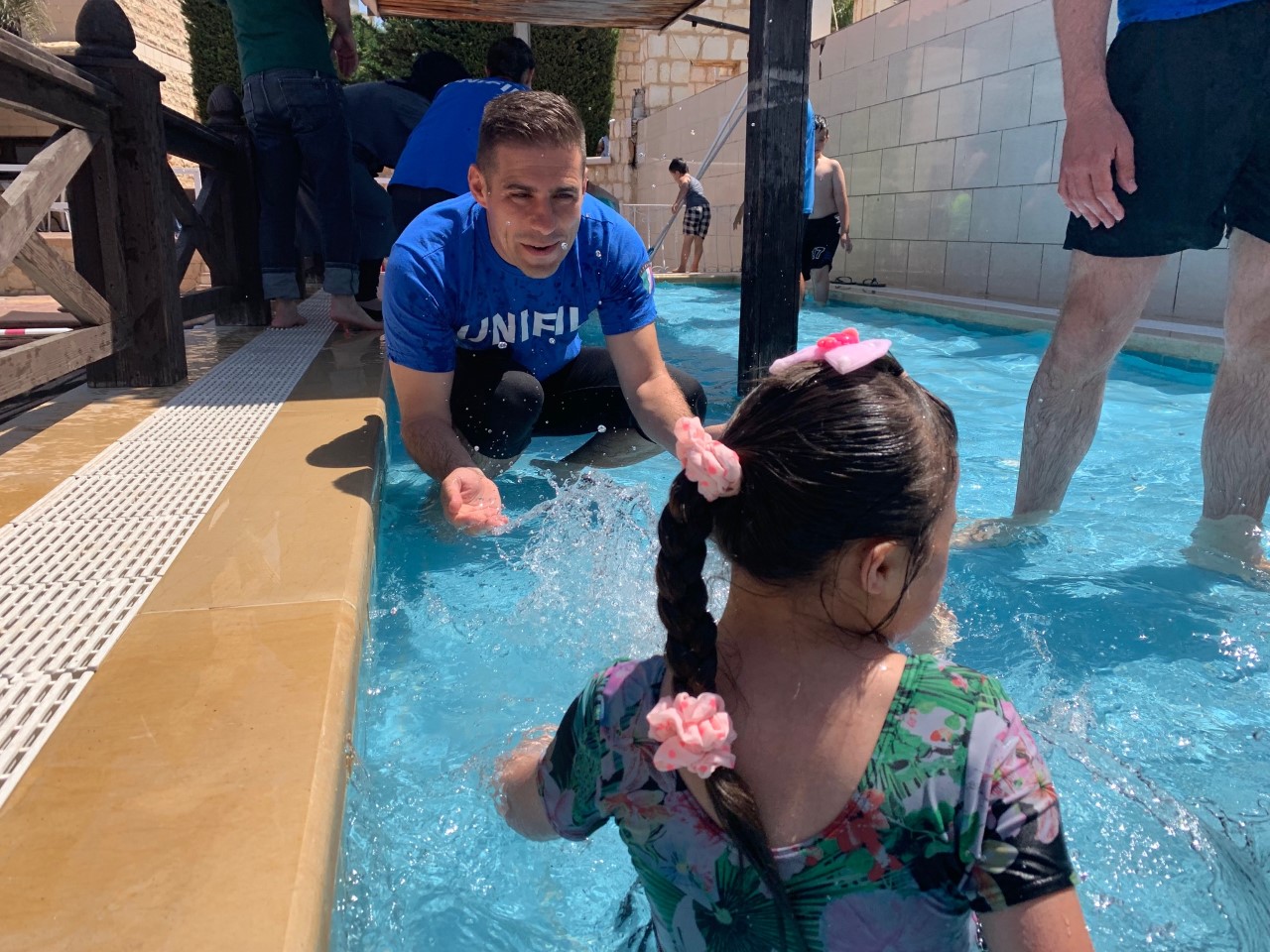 UNIFIL Corso di Nuoto per bambini diversamente abili a Rumaysh 6