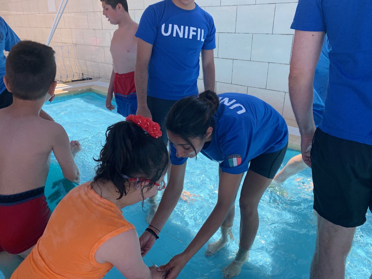 UNIFIL Corso di Nuoto per bambini diversamente abili a Rumaysh 7