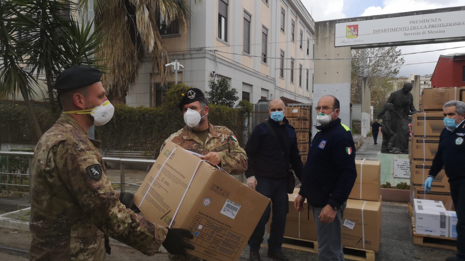 Il reggimento Logistico Aosta supporta la Protezione civile regionale 5