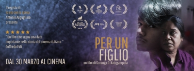 Mercoledì 5 aprile, alle 18, alla Sala Fasola e al CINEMA DAL 30 MARZO CON MULTISALA APOLLO, “ARKNOAH”, “SAC” e “CARTEGGI LETTERARI” IL REGISTA DI IO STO CON LA SPOSA ANTONIO AUGUGLIARO PRESENTA: “PER UN FIGLIO”