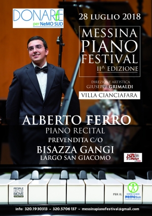 Secondo appuntamento con DONARtE per NeMO SUD a Villa Cianciafara la serata conclusiva di Messina Piano Festival.