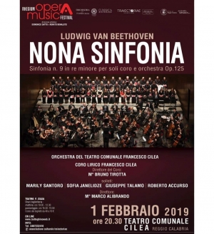 Marco Alibrandi dirige al Teatro Cilea  a Reggio Calabria  il primo Febbraio la nona di Beethoven