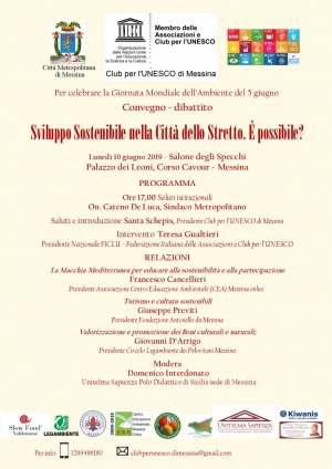 Interessante convegno CLUB per l&#039;Unesco di Messina Con Ficlu e Ucsi