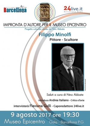 Barcellona Pozzo di Gotto:  Filippo Minolfi all’Epicentro di Gala per l’Impronta d’Autore