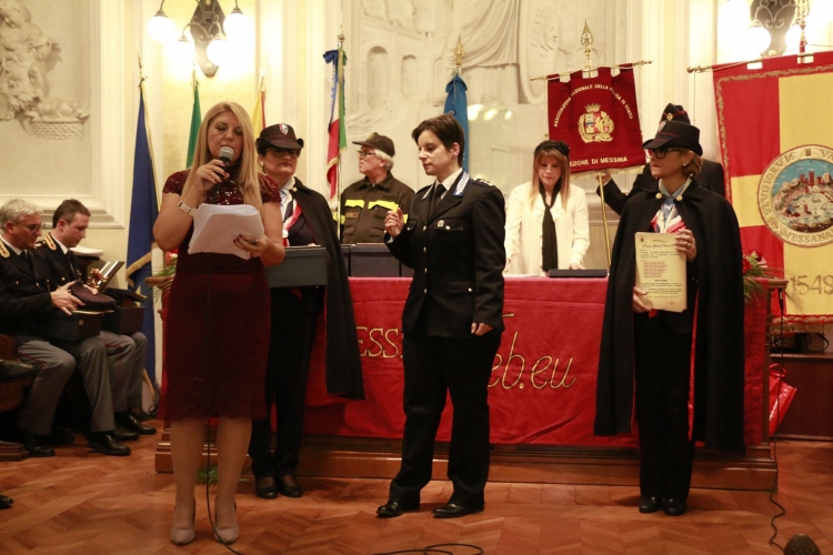 PREMIO ORIONE SPECIALE 2017 conferito al Personale  di Polizia Penitenziaria di Messina  comandata dal  Commissario Coordinatore  Antonella C. MACHI’