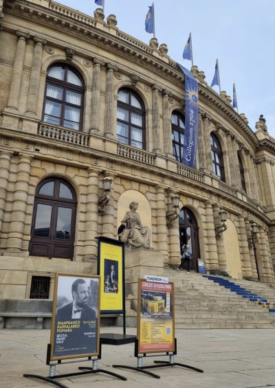 Il pianista di fama internazionale  Pappalardo Fiumara  al Rudulfinum di Praga  con successo