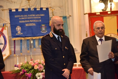 Premio Speciale Orione 2019 - &quot;Attestato di Benemerenza&quot; - Vice Questore  dott. Simone Scalzo Vice Dirigente della Squadra Mobile e Dirigente della Sezione Criminalità Organizzata