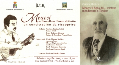 Incontro all’U.T.E. su Carlo Meucci concittadino barcellonese