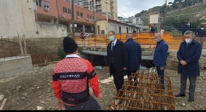 Dissesto idrogeologico: Messina, Musumeci visita cantiere sul torrente Cataratti-Bisconte