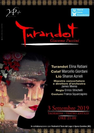 Turandot regia Stinchelli oggi 3 settembre al Teatro Antico da non perdere assolutamente