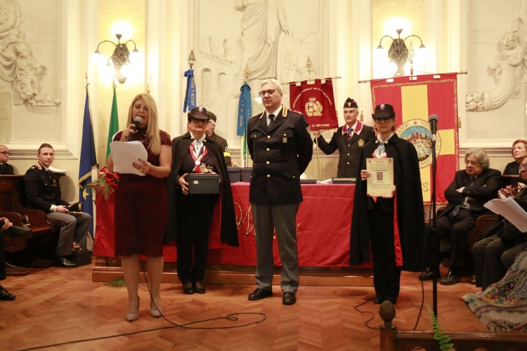 PREMIO ORIONE SPECIALE 2017 conferito alla Sezione Polizia Stradale di Messina,  comandata dal  Primo Dirigente  della P.di S.  dott.   Sergio Iannello
