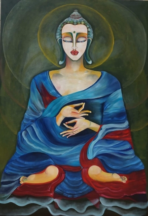 Un festival del Tibet a Sant' Alessio Siculo Con le opere della nota  pittrice moldava Gavri
