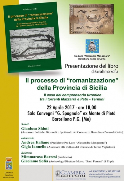 Presentazione a Barcellona del libro di Girolamo Sofia sulla “romanizzazione” della Sicilia