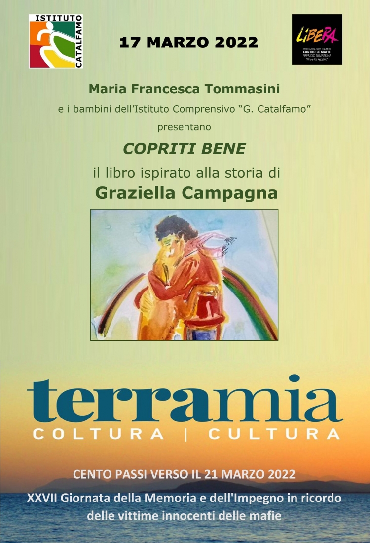 Giornata della memoria e del ricordo delle vittime della mafia. Gli alunni dell’Istituto comprensivo G. Catalfamo incontrano Maria Francesca Tommasini autrice del libro “Copriti bene”.