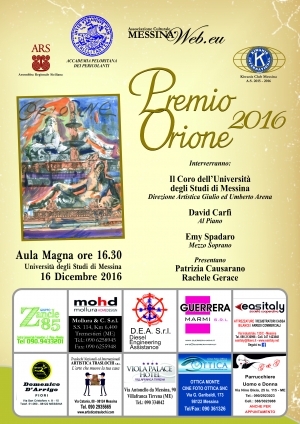 INVITO – PREMIO ORIONE