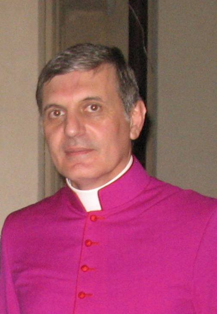 S.E. Mons. Santo Gangemi, Arcivescovo  nominato Nunzio Apostolico in El Salvador.