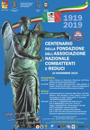 Centenario dell’Associazione Nazionale Combattenti e Reduci