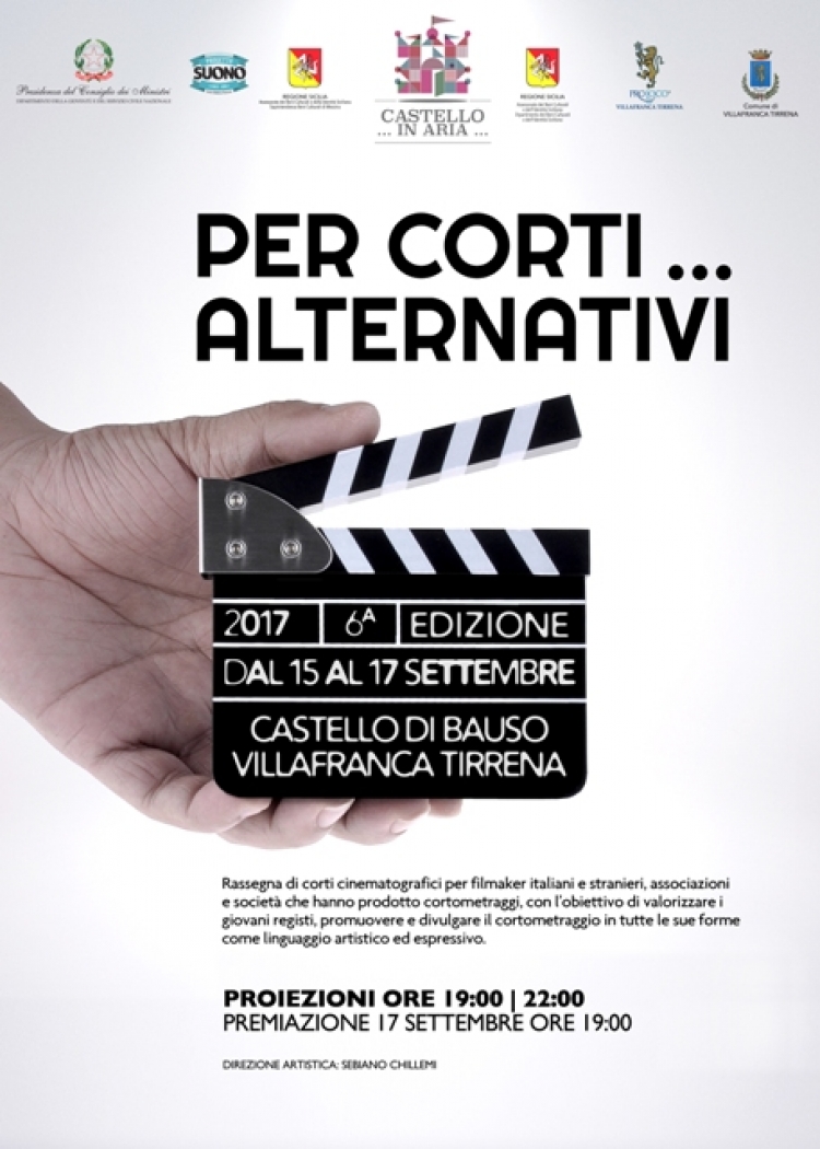 Villafranca Tirrena: dal 15 settembre la sesta edizione dei cortometraggi alternativi nel castello di Bauso