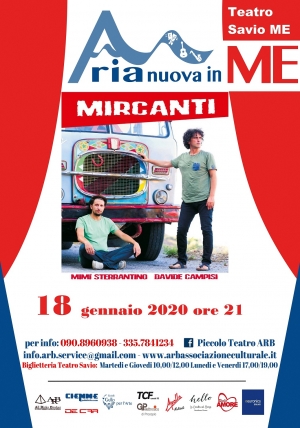 Messina la tappa del tour nazionale di MIRCANTI  sabato 18 gennaio ore 21