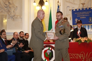 Messina 6.12.2018  &quot;Premio Orione  Speciale  - conferito al Sergente Rosario FAZZONE,  effettivo al 4° Reggimento Genio Guastatori della Brigata “Aosta”.