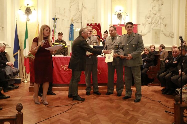 PREMIO ORIONE SPECIALE 2017 - Attestato di Benemerenza  conferito  Nucleo Operativo Provinciale dell'lspettorato Ripartimentale delle Foreste di Messina.