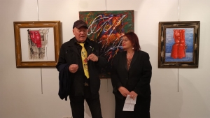 Mostra d'arte Personale del maestro Xante Battaglia presentata da Maria Teresa Prestigiacomo curatrice Marò D' Agostino Galleria Arké, Locri.