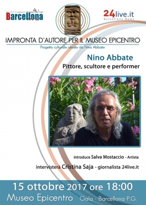 Barcellona Pozzo di Gotto: Nino Abbate protagonista dell’ultimo appuntamento di “Impronta d’autore” all’Epicentro di Gala