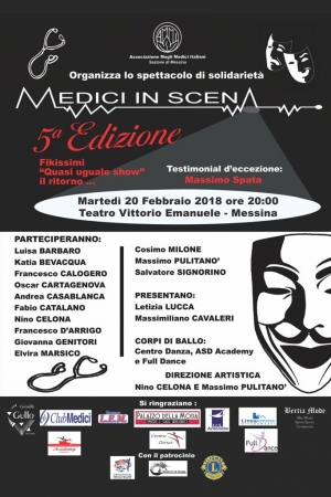 Martedì 20 al Teatro Vittorio Emanuele la V edizione dell'evento benefico promosso dall'AMMI - 