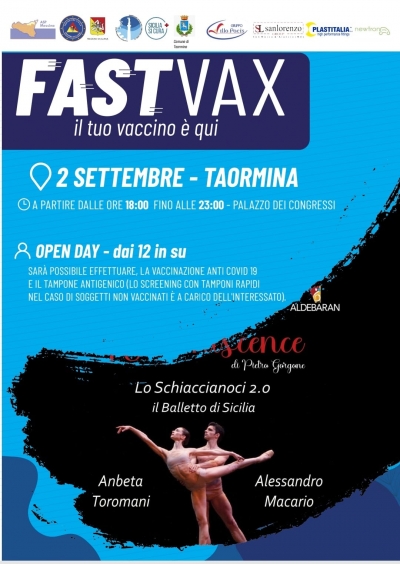 Uno Schiaccianoci scaccia Covid al Teatro Antico Con  lo spettacolo di danza...vaccinazioni  2 settembre  al Teatro Antico