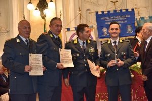 Premio Speciale Orione 2019 - &quot;Attestato di Benemerenza&quot; - componenti  la Tenenza della Guardia di Finanza di Sant&#039;Agata di Militello (Me).